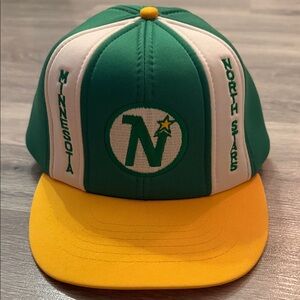 NHL Minnesota North Stars Green and Gold Hat